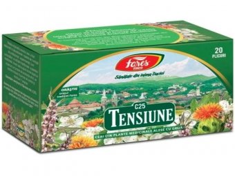 Ceai tensiune, ceai la plic