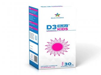 D3 Bleu Liposomal Kids, suspensie orala, 30 ml, Bleu Pharma