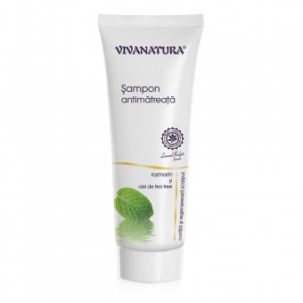 Sampon Antimatreata cu rozmarin si ulei de tea tree 250 ml, VivaNatura