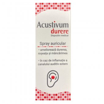 Spray auricular Acustivum durere, 20 ml