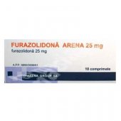 Furazolidona Arena 25 MG, 10 comprimate